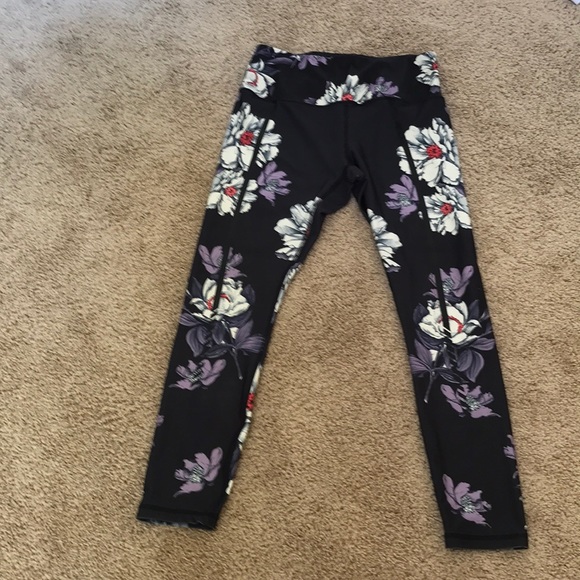 RBX Pants - RBX floral medium sports tights